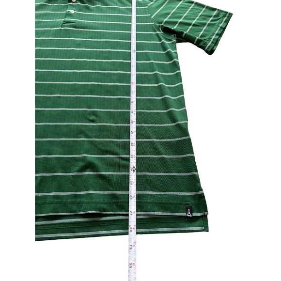 PING GREEN STRIPPED POLO SHIRT SIZE MEDIUM | E2 - Picture 6 of 9